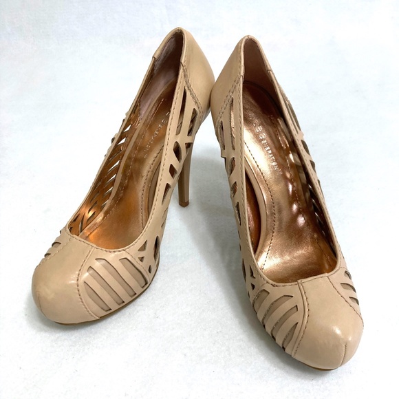Bcbg Bg-elba Mojave Vachetta Tan Womens Heels Aztec Mayan Sz 6.5B - Picture 3 of 8